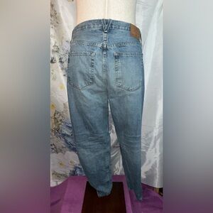 Point Sur Denum Men's Light Blue Jeans 32x30 100% cotton Button Fly 5 pocket